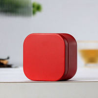 Mini boîtes à thé en fer blanc jetables écologiques pour bougies artisanales, emballage personnalisé couleur portable 10g qualité alimentaire