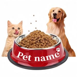 Custom <b>Dog</b> <b>Bowls</b> with Name, <b>Personalised</b> Stainless Steel Pet <b>Bowls</b> with Nonslip Silicone Bottom, Pet Feeding <b>Bowls</b> for Cat/<b>Dog</b> - Product Image 1