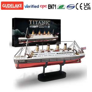 <span class=keywords><strong>Piececool</strong></span> le Titanic, puzzle 3D en métal, modèle de transatlantique historique à assembler soi-même, cadeau artisanal anti-stress pour adultes et enfants - Product Image 1