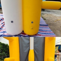 Nouvelle conception de toboggan gonflable pour quai, toboggan aquatique pour lac, plateforme flottante, piscine, bateau, yacht, divertissement nautique