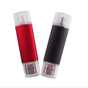 แฟลชไดรฟ์ USB 3.0/2.0 รุ่นใหม่ ดีไซน์หมุนได้ ความจุ 16GB/32GB/64GB/128GB สำหรับสมาร์ทโฟน ใช้งานได้สองแบบ 2-in-1  วัสดุพลาสติก - Product Image 2