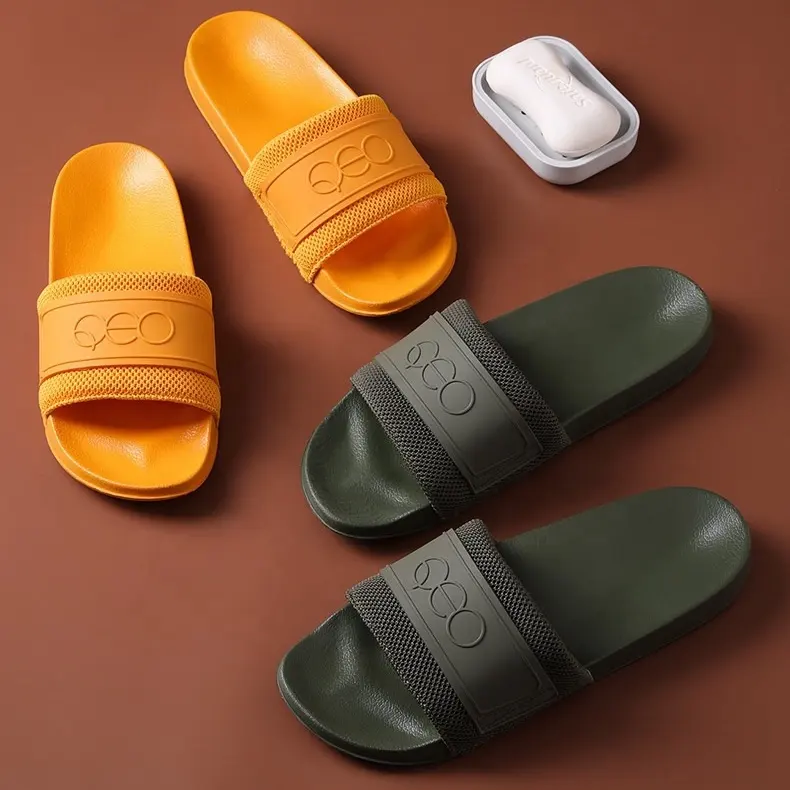 Chinelos de borracha personalizados de eva 3d, sandálias unissex de marca de verão da fabricação do oem