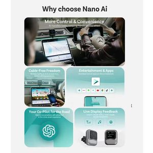 AI Box <span class=keywords><strong>Asistente</strong></span> de coche inalámbrico con Android 13 8 + 128GB CarPlay Android Auto YouTube <span class=keywords><strong>Netflix</strong></span> Play Store Access - Product Image 4