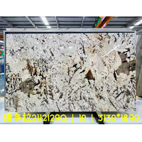 Dalles translucides en granit blanc rétroéclairé, pierres naturelles, quartzite Patagonia, pour comptoir de bar, fabriquées en Chine