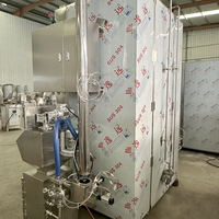 Nouvelle machine industrielle commerciale de fumage et de cuisson des aliments, four de séchage en acier inoxydable, capacité de 30 à 1000 kg, contrôle par écran tactile, pour viande