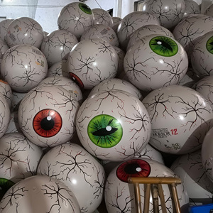 Halloween Inflatable nhãn cầu Led điều khiển từ xa ánh sáng lên nhãn cầu bóng bãi biển sequin đồ chơi bóng - Product Image 4