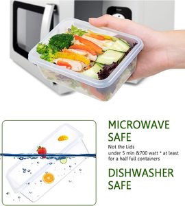 Contenedores para Almacenamiento de Alimentos, Cajas para Conservación de Alimentos, Envases para Alimentos de Cocina - Product Image 5