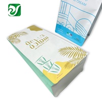 Pochette à fond carré Doypack pour aliments Sac d'emballage à fermeture éclair personnalisé pour crème glacée Popsicle