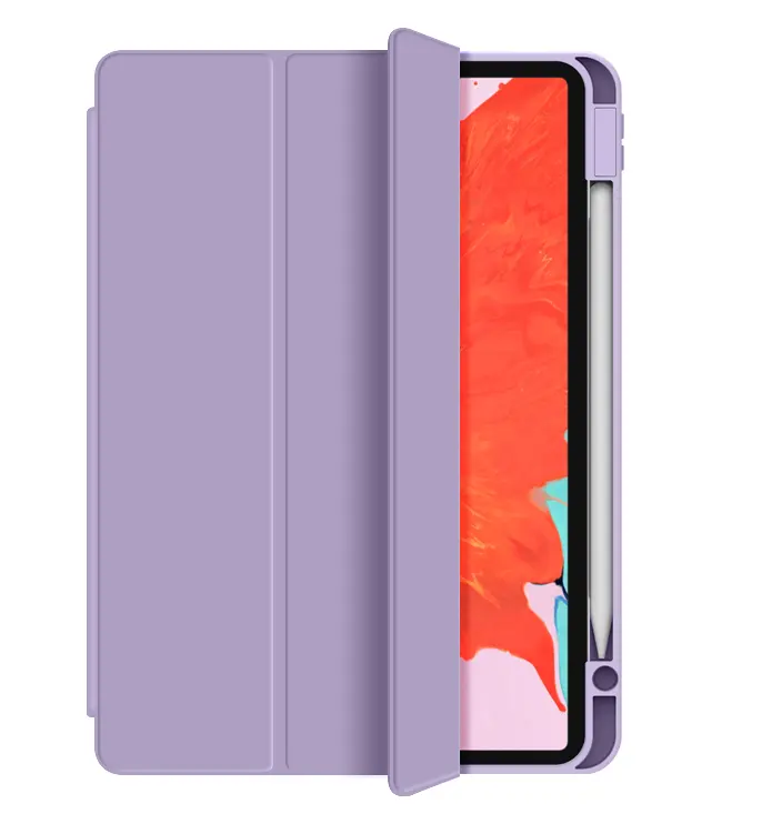 Wiwu Skin Feel Beschermende Hoes Voor Ipad Schokbestendige Siliconen Tablet Case Auto-Sleep Pad Cover Met Pen Slot