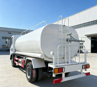 Camion-citerne à eau diesel d'occasion Sinotruk Howo de 10 000 litres en aluminium/acier au carbone, camion-citerne arroseuse 4x2 à vendre