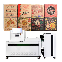 Imprimante jet d'encre numérique multifonctionnelle à passage unique, haute vitesse, entièrement automatique, 40 m/min, avec réservoir d'encre rechargeable pour boîtes à pizza