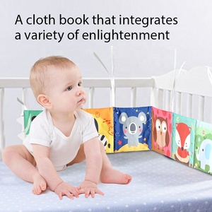 Cadeau pour bébé Jouets visuels froissés pour faire du bruit <span class=keywords><strong>Livre</strong></span> souple pour bébé Stimulation visuelle du ventre <span class=keywords><strong>Livre</strong></span> en tissu sensoriel de <span class=keywords><strong>6</strong></span> à 12 <span class=keywords><strong>mois</strong></span> - Product Image 5