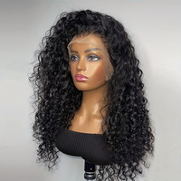 Perruque frontale 13x4 en cheveux humains indiens vierges, ondulés effet piano, avec closure HD transparente, pour femmes noires, vente en gros