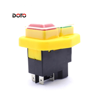 Interrupteur électromagnétique étanche KJD17B 16A 250V IP55 avec protection contre les sous-tensions et les surcharges, bouton poussoir NVR pour outils électriques