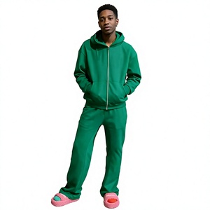 Conjunto de Sudadera con Capucha y Pantalones Deportivos Extra Grandes, Transpirables, con Logotipo Personalizado Impreso en DTG, Ropa de Diseñador para Hombre, Poliéster/Algodón, Venta al Por Mayor - Product Image 4