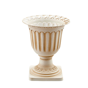 Pot de fleur décoratif pour mariage urnes romaines classiques en plastique de jardin pot de fleur vase pour table - Product Image 5