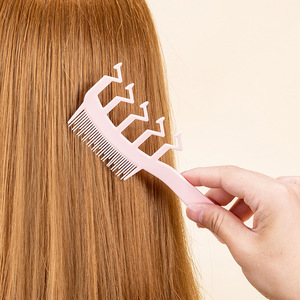Hair Styling <b>Comb</b> Large <b>Wide</b> Tooth Plastic For Highlighting Parting Styling Cutting Massaging Home Use - Product Image 4