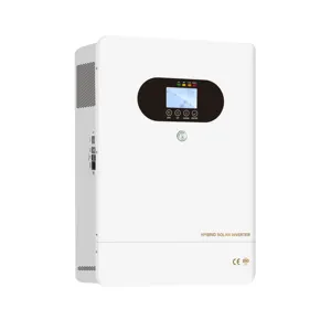 Inverter hibrida surya, RS232 USB WiFi GPRS 48V DC 220V AC 80A MPPT PV 450V paralel maks 9 buah 5000w 5Kva 5kw