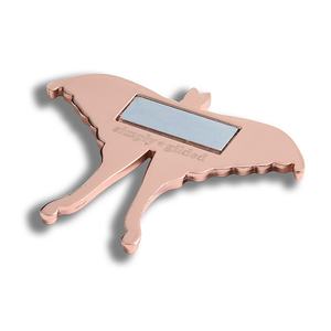 Imán de Refrigerador con Forma de Mariposa, Personalizado con Logotipo, Chapado en Oro, Precio de Fábrica al por Mayor - Product Image 4