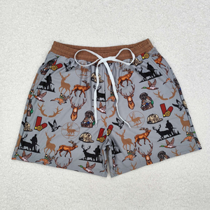 Short de bain pour homme adulte Hunting Elk - Product Image 1