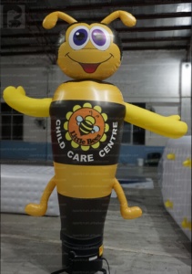 Modèle publicitaire gonflable géant attrayant en forme d'abeille avec logo personnalisé, pour exposition/vente au détail - Product Image 6