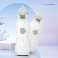Aspirateur nasal électrique pour bébé OEM, rechargeable par USB, nettoyeur de nez pour nourrissons, 3 niveaux d'aspiration, embout en silicone