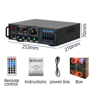Zhengying Hifi Dual-Channel <strong>Mini</strong> <strong>Amplifier</strong> Home Digital Audio Power <strong>Amplifier</strong> with Independent Control Equalizer Metal Material - Product Image 5