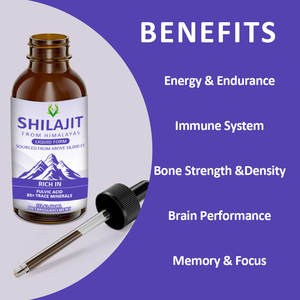 Private Label 100% Pure Himalayan Shilajit Liquid Drops 85 Trace <b>Minerals</b> Shilajit Extarct Supplement Support Immune System - Product Image 6