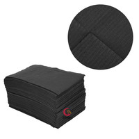 Bavoirs de tatouage jetables noirs/roses tatouage tampon propre couverture de Table tampon propre pour serviettes dentaires patients fournitures d'accessoires de tatouage
