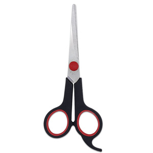 Ciseaux de coiffure en acier inoxydable, ciseaux à effiler pour droitiers, manche noir, outils de beauté et de coupe de cheveux pour la maison - Product Image 2