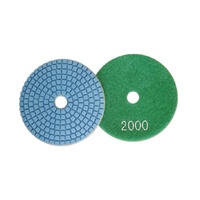 Tampons de polissage diamantés humides à base de résine de qualité supérieure, 4 pouces (100 mm), pour béton, pierre, marbre, granit, sol