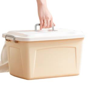 Caja de almacenamiento transparente gruesa, rectangular, de plástico cubierto, para ropa, aperitivos, juguetes, uso doméstico - Product Image 5