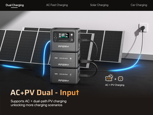 AF-P280 Capacity Expandable 2048Wh-10240Wh AC Fast Charge Energy Battery <b>Storage</b> Backup Power Station - Product Image 6