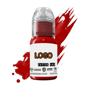 Pigments organiques NUOJO ODM Paul Rogers Red, encre professionnelle pour maquillage permanent, coloration facile, longue durée, 15 ml, machine numérique - Product Image 1