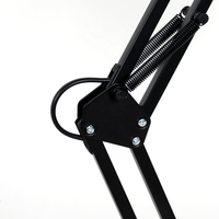 Lampe de table en fer de style américain, pince traditionnelle, douille pour ampoule E27, lampe de travail en métal, lampe de bureau classique pour étude