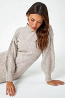 Robe pull en coton 100 % pour femme, personnalisable, coupe ample, pour printemps-automne, longueur mini, manches longues, tricot torsadé épais, vente en gros