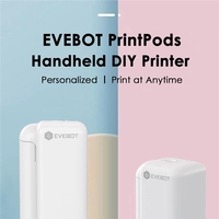 Imprimante jet d'encre UV portable PrintPods Mini pour l'impression de logos, codes QR et dates sur chaussures et couvre-chefs