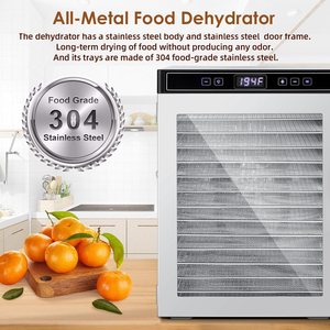 Deshidratador Industrial Eléctrico de Frutas y Verduras de Acero Inoxidable para Uso Doméstico - Product Image 2