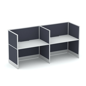 Modern Office Furniture <b>Work</b> <b>Station</b> Desktop Computer Office Table Desk Call Center Modular Office Cubicle Workstation - Product Image 4