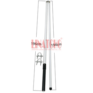 4 Mét Có Thể Tháo Rời Tăng Cao Sợi Thủy Tinh Ngoài Trời 400-470Mhz Uhf Omnidirectional Antenna - Product Image 1