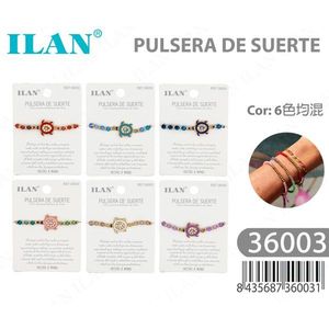 Braccialetto Portafortuna Ilan in 6 Colori Misti, Gioiello Artigianale alla Moda - Product Image 1