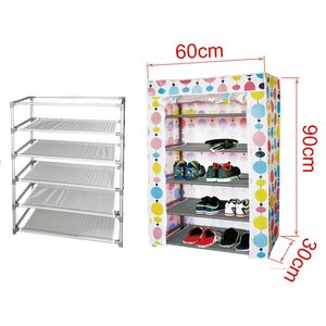 * เต้าเสียบ * ชั้นวางรองเท้าผ้ามีซิป, ตู้รองเท้า5ชั้น60X30X90cm ใสด้านหน้าบ้านและสวน/ - Product Image 2
