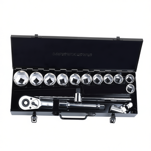 Jeu de clés à douille FG 629A S15, entraînement 1/2 pouce, 13 pièces, kit d'outils de réparation automobile - Product Image 2