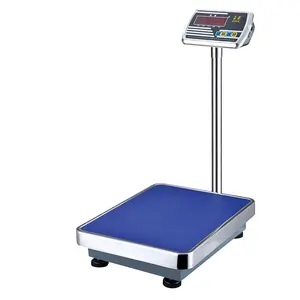 YONZO Électronique Balance Poids-Roi Numérique Nouveau 300kg 8 Mémoires (led), 7 Souvenirs (LCD) pour Balance Fer