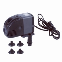 Pompe à eau submersible pour aquarium 2000L/h 6W avec couvercle de filtre et ensemble rotor pour nettoyage de bassin et fosse d'aquarium