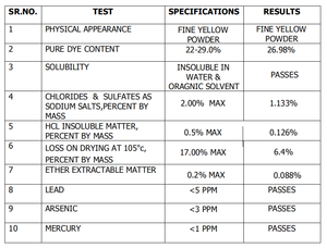 Colorante FD&C <span class=keywords><strong>Giallo</strong></span> N. 5 Al Lake CI 19140:1 Tartrazine Lake <span class=keywords><strong>Giallo</strong></span> <span class=keywords><strong>Limone</strong></span> Lake - Product Image 6