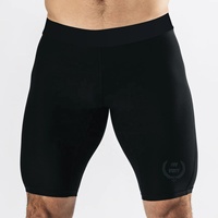Pantalones Cortos Deportivos de Compresión para Hombre, Ecológicos, Transpirables, con Cintura Elástica, para Correr, Levantar Pesas, Primavera