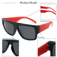 Lunettes de soleil unisexes personnalisables Kingvision SMP1619, protection UV400, monture PC à bord complet, légères et confortables, nouveauté personnalisable