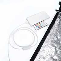 Sac isotherme personnalisable en bâche imperméable avec bandes LED réfléchissantes télécommandées 110L pliable