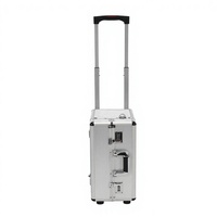 Valise à roulettes en aluminium, valise de transport portable pour documents, avec roulettes, personnalisable, pour transporter des bandes dessinées